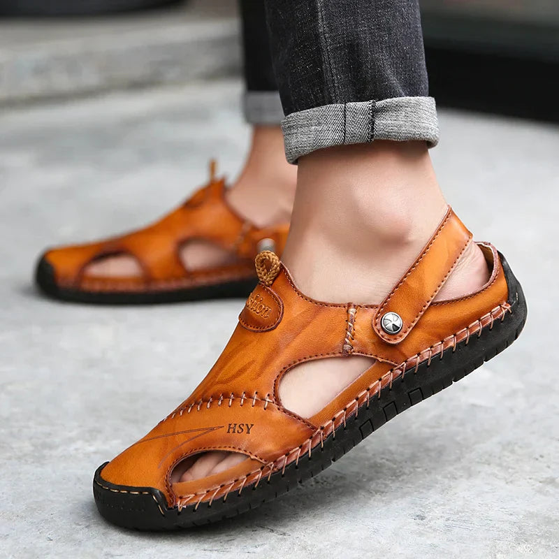 Sandales Orthopédiques en Cuir | OrthoFlex